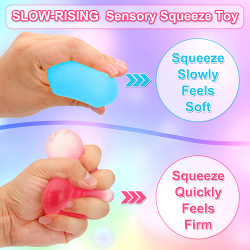 Soft TPR pressure-reducing block, suitable for both adults and children's travel and entertainment. An ideal gift to relieve stress.
